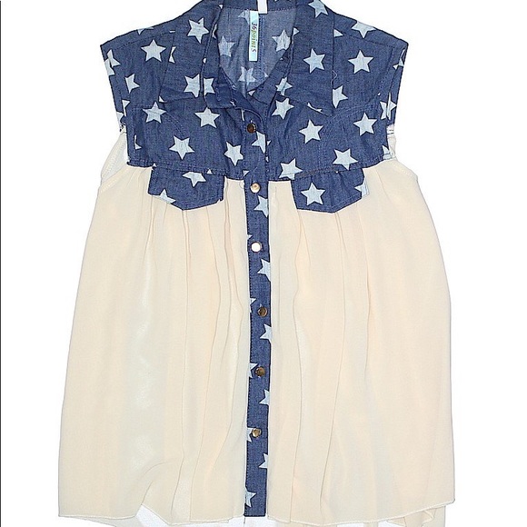 36 Point 5 sleeveless chiffon blouse - Picture 2 of 7